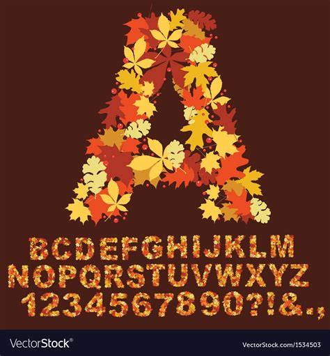 Autumn Alphabet