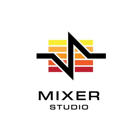 Mixer Studio Logo Design Template Inspiration 14798244 Vector Art At