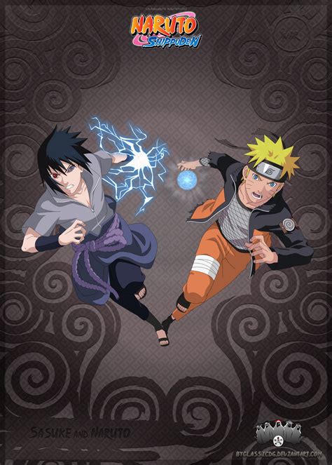 Sasuke And Naruto By Byclassicdg On Deviantart In 2020 Naruto Art