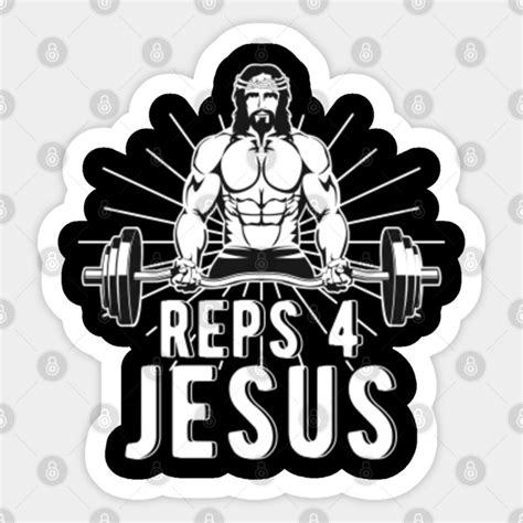 Jesus Bodybuilding Fitness Shirt Funny Christian Saying Jesus Christ