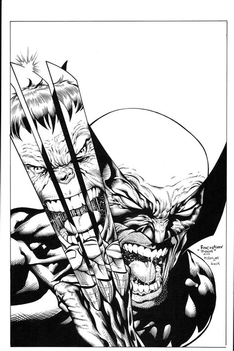 Hulk Wolverine Homage Inks By Madman1 On Deviantart