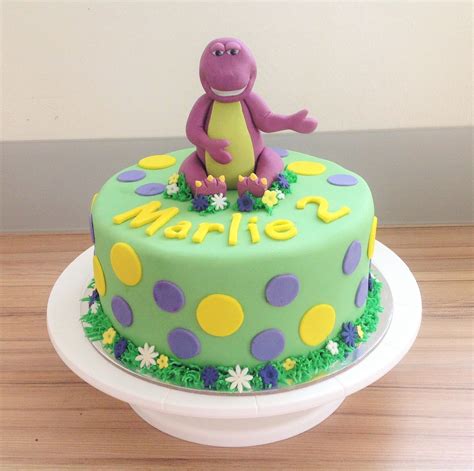 Happy Birthday Barney Cake