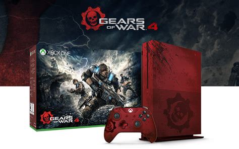 Xbox One S 2tb Console Gears Of War 4 Limited Edition Bundle 405