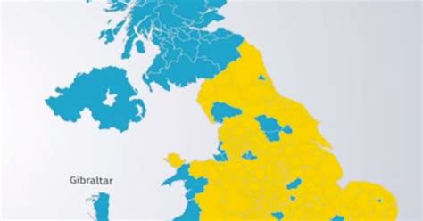 Map Of Eu Referendum Votes Shows How Uk Voted For Brexit Huffpost Uk News