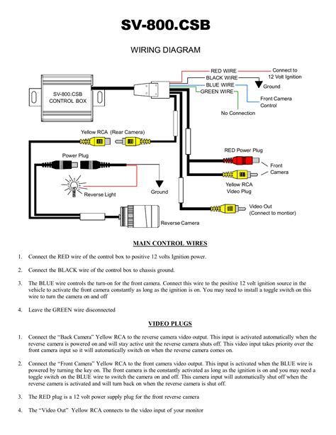 Kenwood Reverse Camera Wiring Diagram