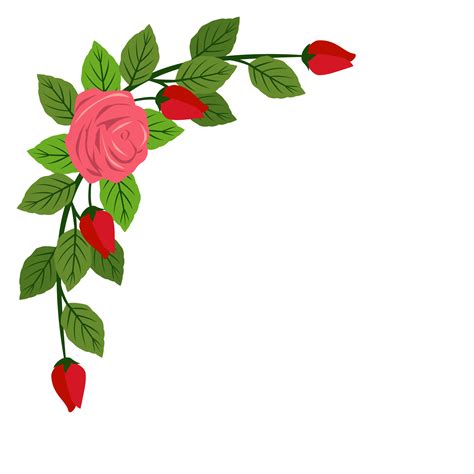 Flower Border Clipart Png Clip Art Library