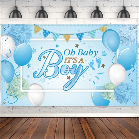 Buy Blulu Baby Shower Party Backdrop Decorations Large Durable Fabric