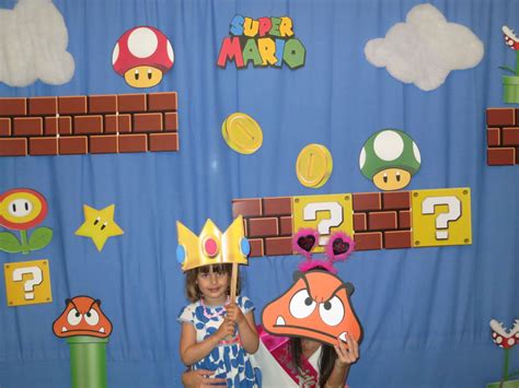 Super Mario Style Vintage Arcade Game Photobooth Props Files Etsy