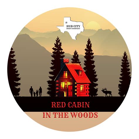 Red Cabin In The Woods Shave Soap Hub City Soap Company