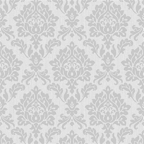 Free Download Damask Wallpaper Silver Fd40625 Fine Decor From I Love