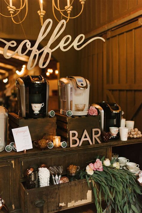 15 Creative Wedding Bars That Dont Involve Alcohol Reception Coffee