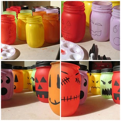 You Tube Tuto Halloween Pot En Verre Compresse - Réalisez des lanternes terrifiantes pour Halloween avec de simples pots