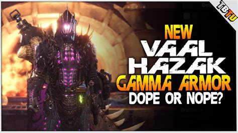 NEW VAAL HAZAK GAMMA ARMOR SET DOPE OR NOPE Monster Hunter World Event