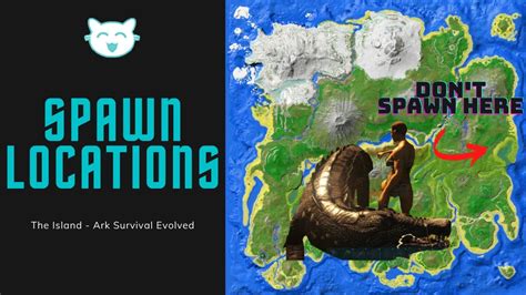 Spawn Locations The Island Ark Survival Evolved Youtube
