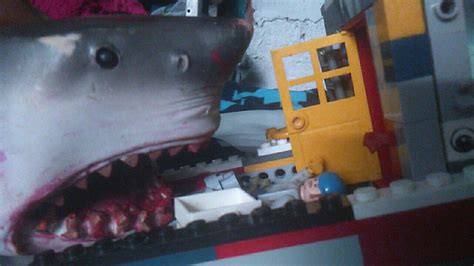 Lego Jaws Quint Is Devoured Part 1 Youtube