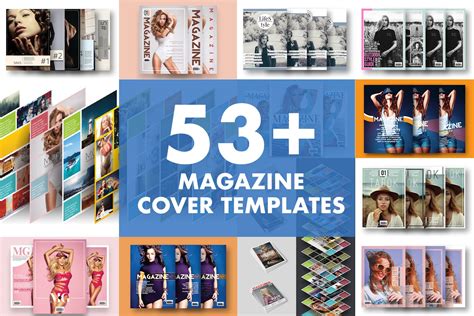 Magazine Cover Templates Pack Magazine Templates ~ Creative Market