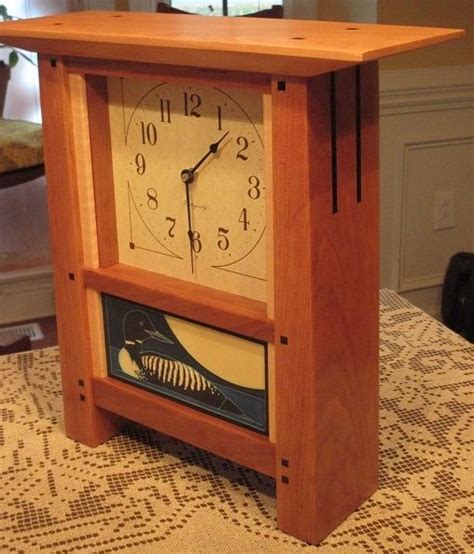 Hand Made Mission Arts And Crafts Mantle Clocks By Dsa Woodworking