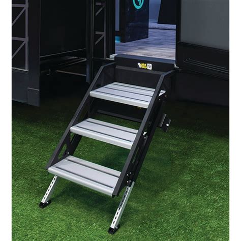 Lippert 678044 Solidstep Manual Fold Down Triple 30 Rv Steps Walmart