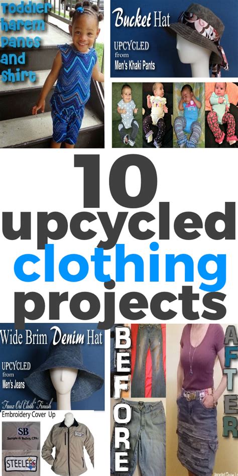 10 Upcycled Clothing Projects