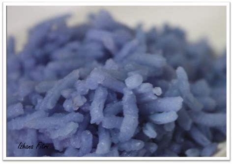 Sedikit pewarna biru atau bunga telang. Creating Wonder - the Petrosains Blog: Bagaimana Nasi ...