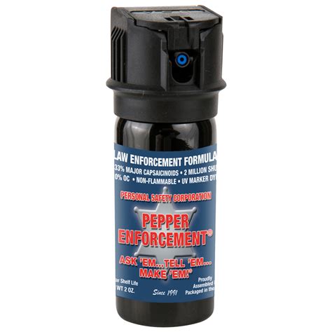 Pepper Enforcement Fogger Pepper Spray 2 Oz Flip Top