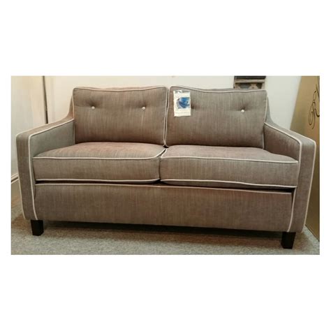 Tidy little 2 seater sofas. Davy small contemporary 2 seater sofa in J Brown Senna fabric