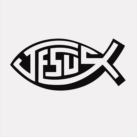 Jesus Fish Car Sticker Decal Custom Stripes And Scrolls