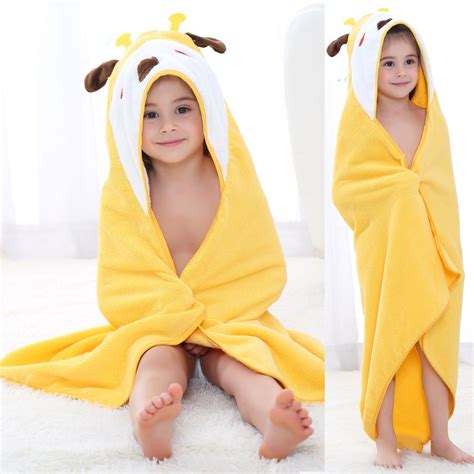 Baby boy carter's hippo hooded towel. Baby Bath Towels Infant Hooded Towel Yellow Deer ...