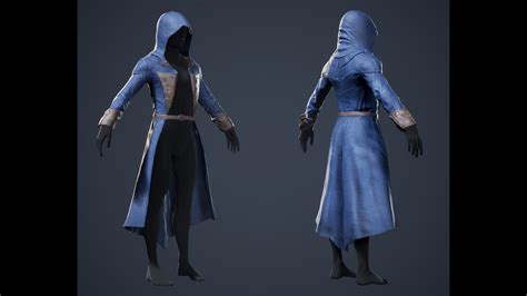 Assassins Creed Unity Arno S Coat 3D Model With Belt YouTube