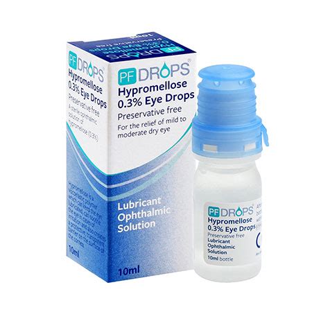 Easy to use can carry anywhere as handy size. PF DROPS Hypromellose 0.3% eye drops