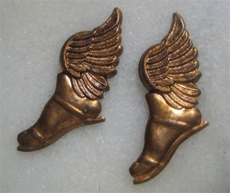 Vintage Winged Feet Romangreek Mythological Gods Hermes Or Etsy In