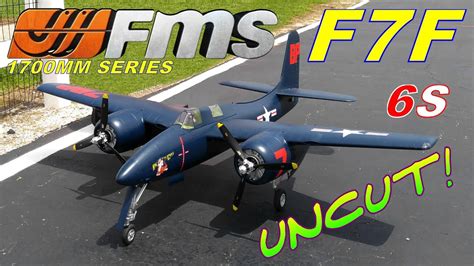 FMS F7F TIGERCAT 6s 1700mm Flight Demo Triple Creek R C 6 10 2017 YouTube