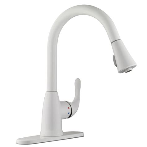 New glacier bay kitchen faucet that is very desirable to be used as inhalation, the picture above from homedepot.com. Glacier Bay Market Single-Handle Pull-Down Sprayer Kitchen ...