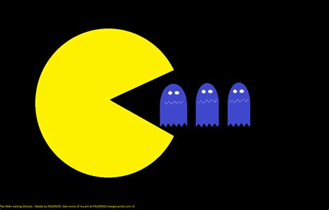 Pac Man Eating Ghosts By Ps2srock On Newgrounds