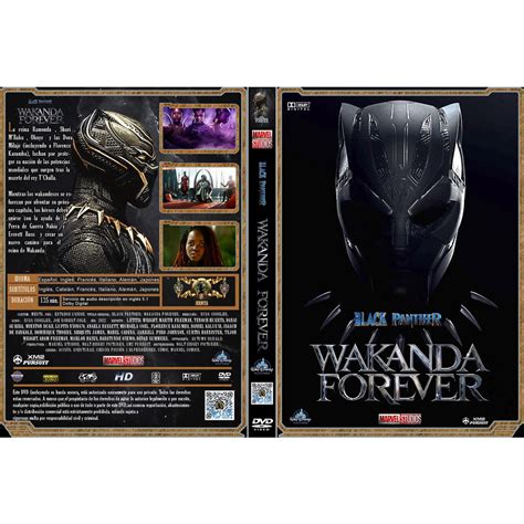Pantera Negra Wakanda Para Sempre Dvd Shopee Brasil