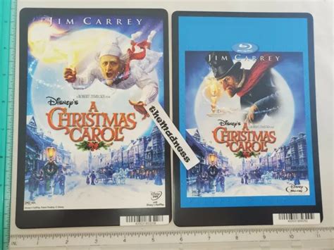 Walt Disneys A Christmas Carol Dvd Or Blu Ray Backer Card Jim Carrey
