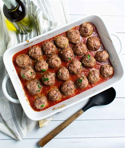 Best Baked Italian Meatballs Bite Your Cravings