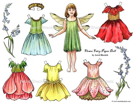 Fairy Paper Dolls Printable Free