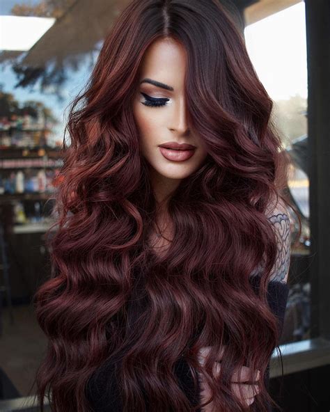 50 shades of burgundy hair color dark maroon red wine red violet wine hair burgundy hair