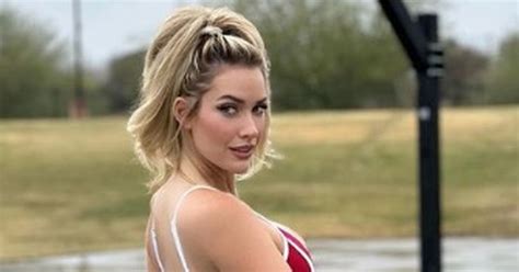 Paige Spiranac Goes Braless As She Teasingly Pulls On Her Skirt Ahead