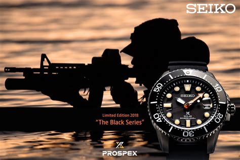 Bnib Seiko Prospex Limited Edition 2018 The Black Series Solar Diver