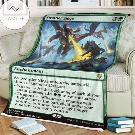 Game Mtg Magic The Gathering Frontier Siege Blanket 🎉 🎁 Check Out Here