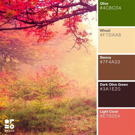 Looking Forward To Autumn 25 Gorgeous Color Palettes For You Color