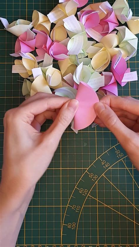 How To Make Paper Fortune Cookies Tutorial Valentine Crafts