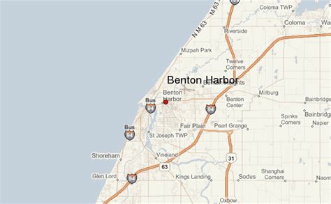 Benton Harbor Mi Zip Code Map Map