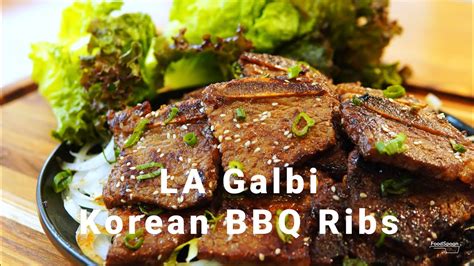 La Galbi Korean Bbq Marinated Beef Ribs Recipe Youtube