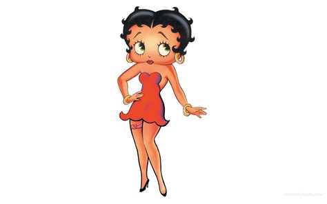 Free Download Kootationcomfree Betty Boop With Roses Wallpapers