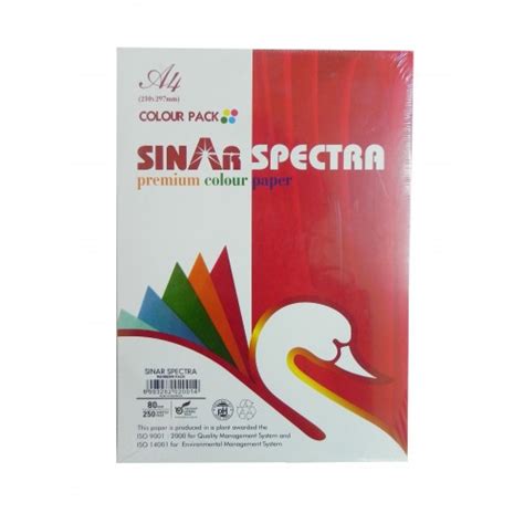 Sinar Spectra Premium Coloured A4 Copy Paper 250 Sheets Panda