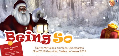 Carte virtuelle, carte anniversaire gratuite et carte voeux. Cybercartes noel gratuites animées - 1jour1col