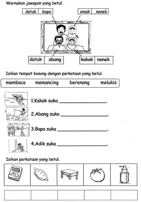 Worksheet Lembaran Kerja Latihan Bahasa Melayu Tahun Pelbagai My Xxx